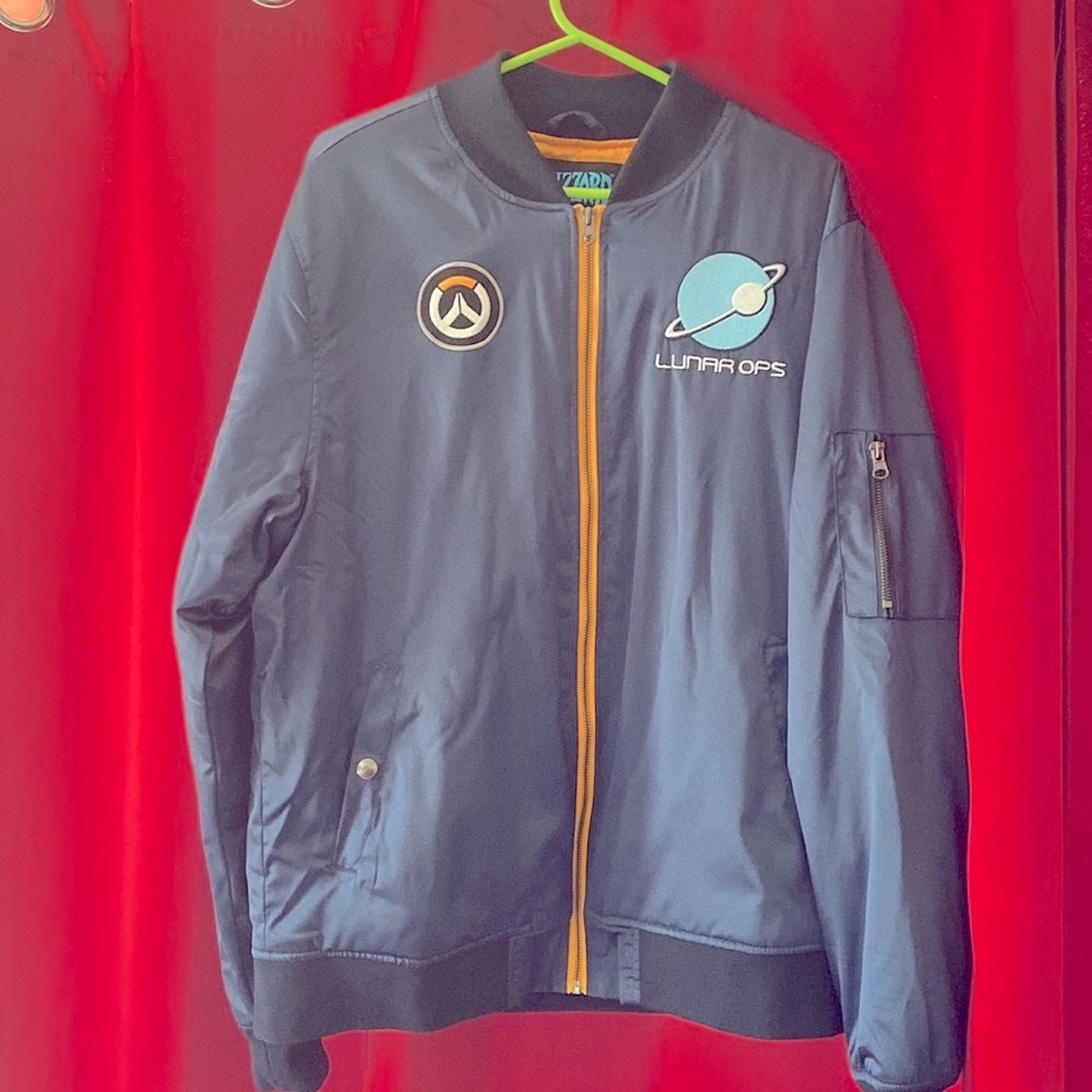 BLIZZARD Entertainment GAMER - LUNAR OPS- Mens Flight Jacket, Never Worn